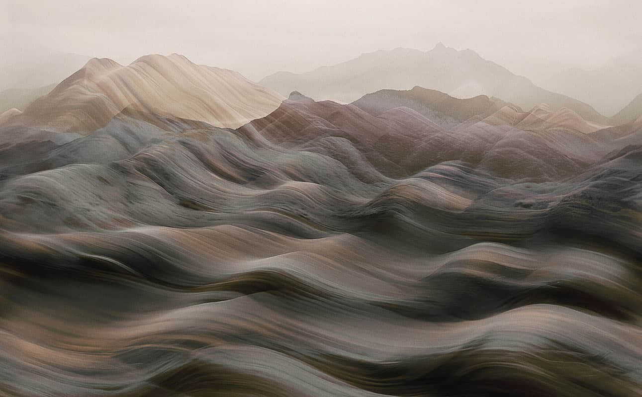 Rainbow mountain by Nicola Bottegal