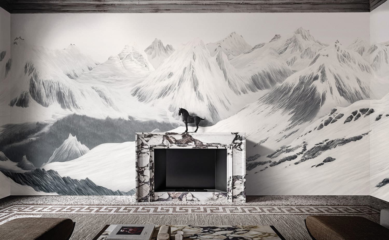 Les Cimes Cristallines by Tale Books, in a room