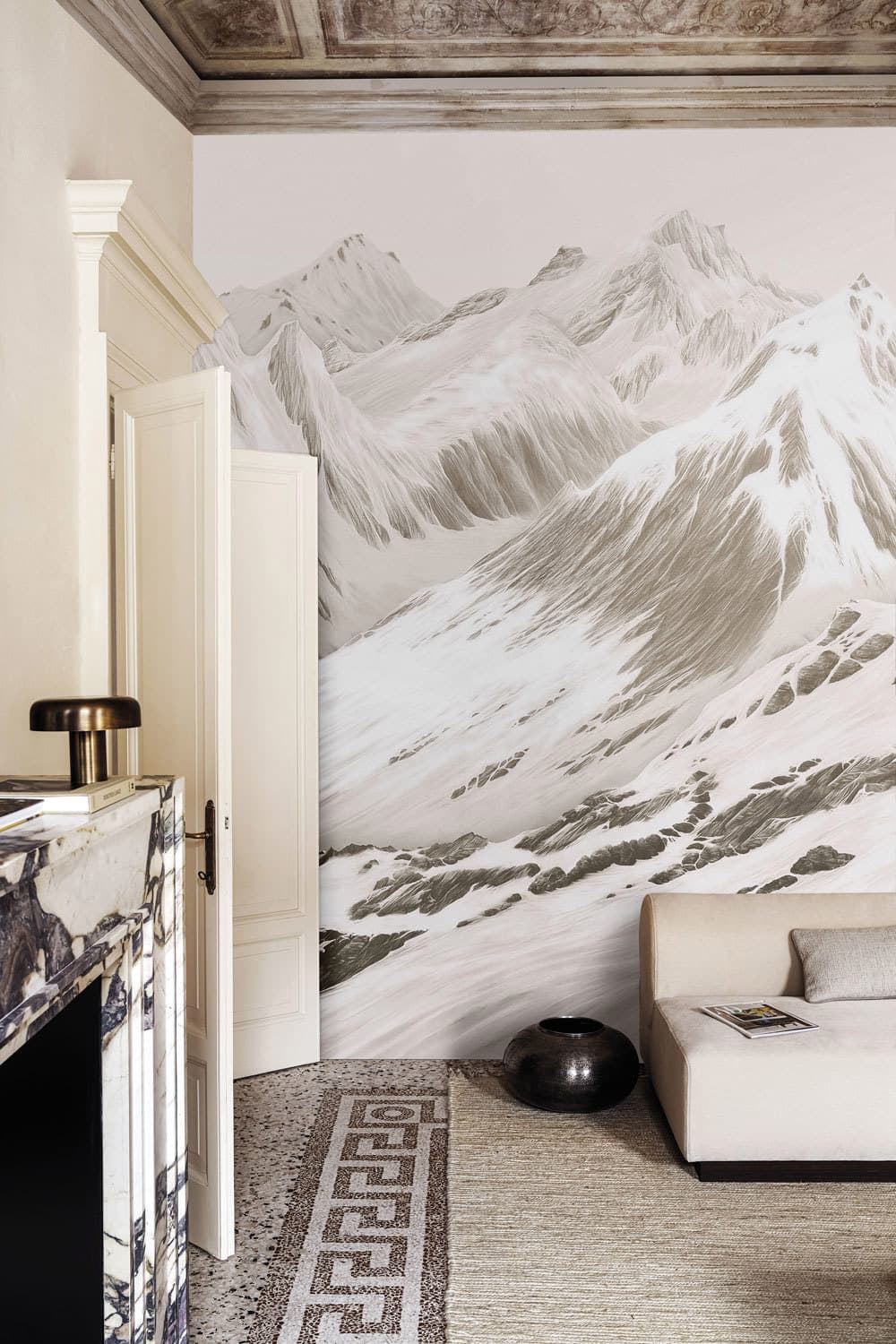 Les Cimes Cristallines wallpaper, room scene 3