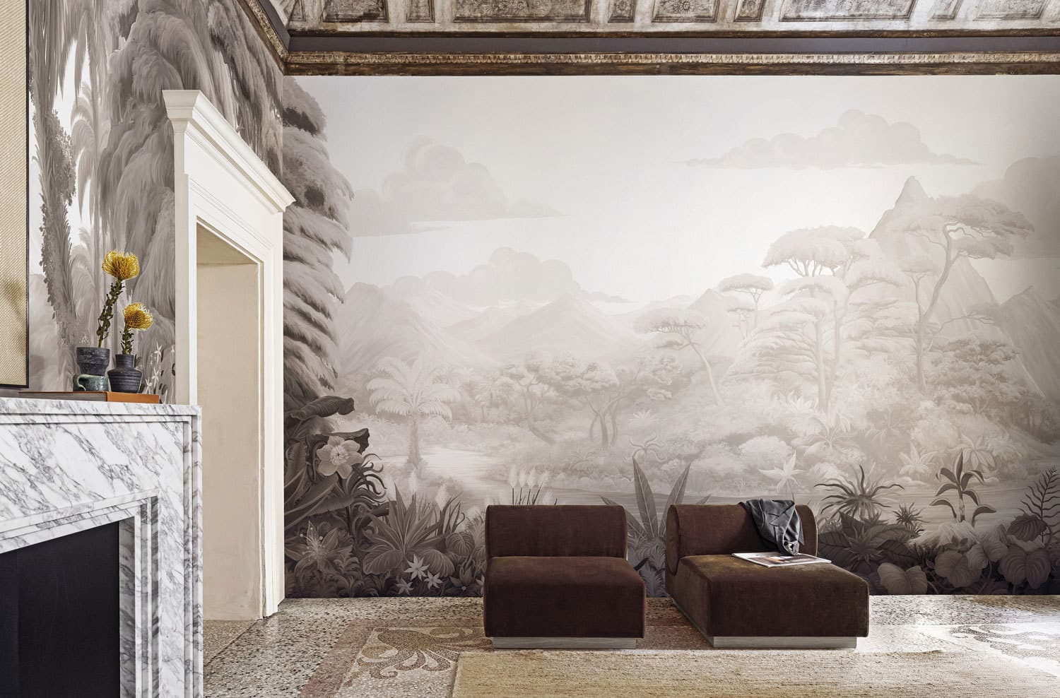 Le Jardin Éternel wallpaper, room scene 3