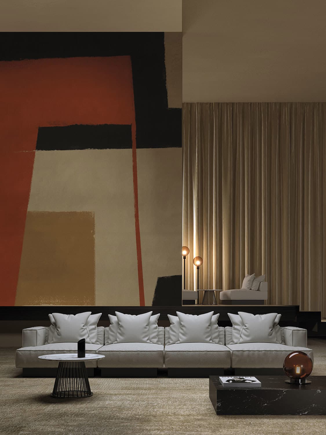 THE MAN WHO SOLD THE WORLD by Gio Pagani, in a room