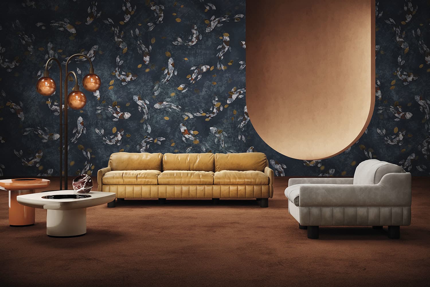 AQUALUNG by Gio Pagani, in a room