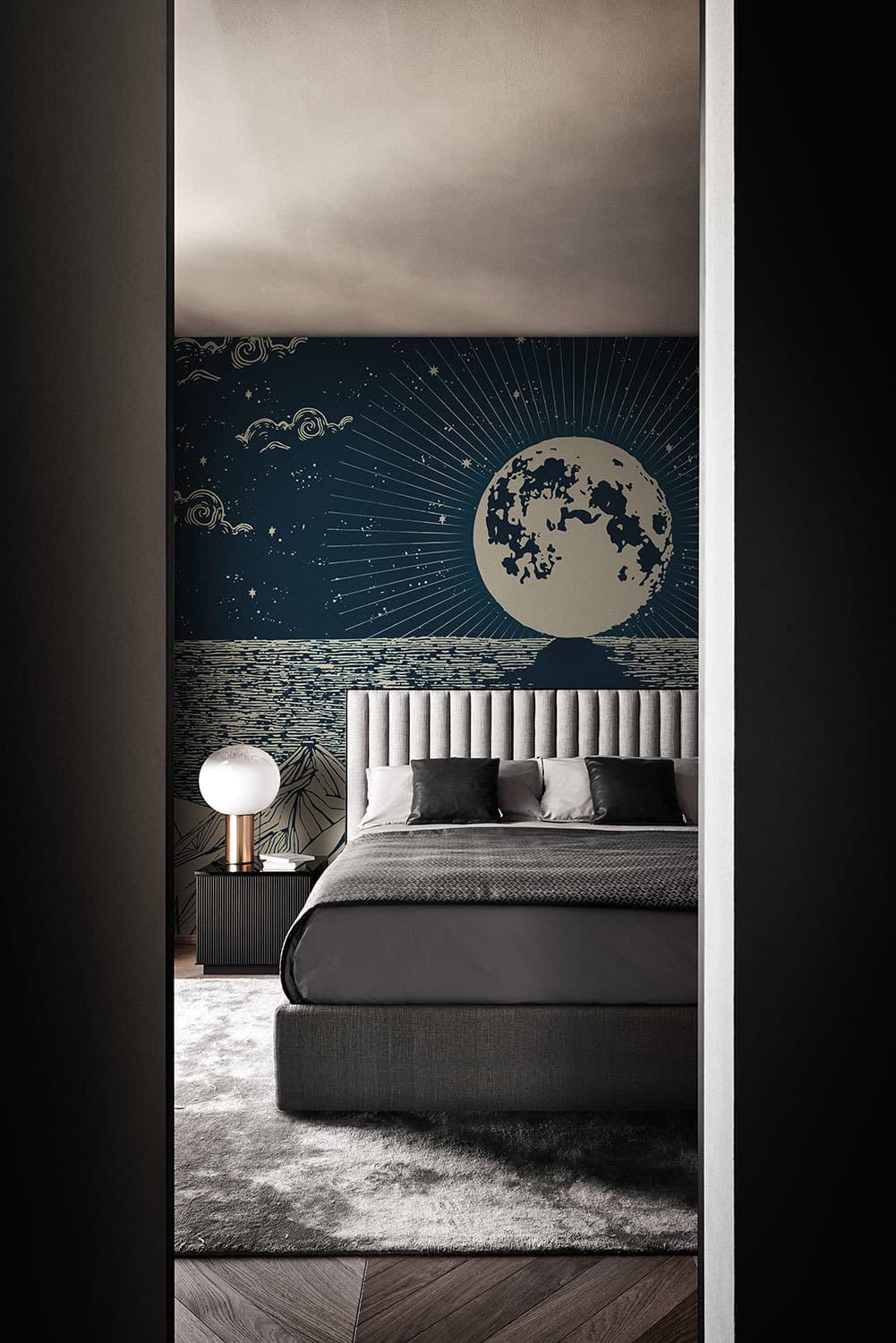 DO THE STRAND wallpaper, room scene 1