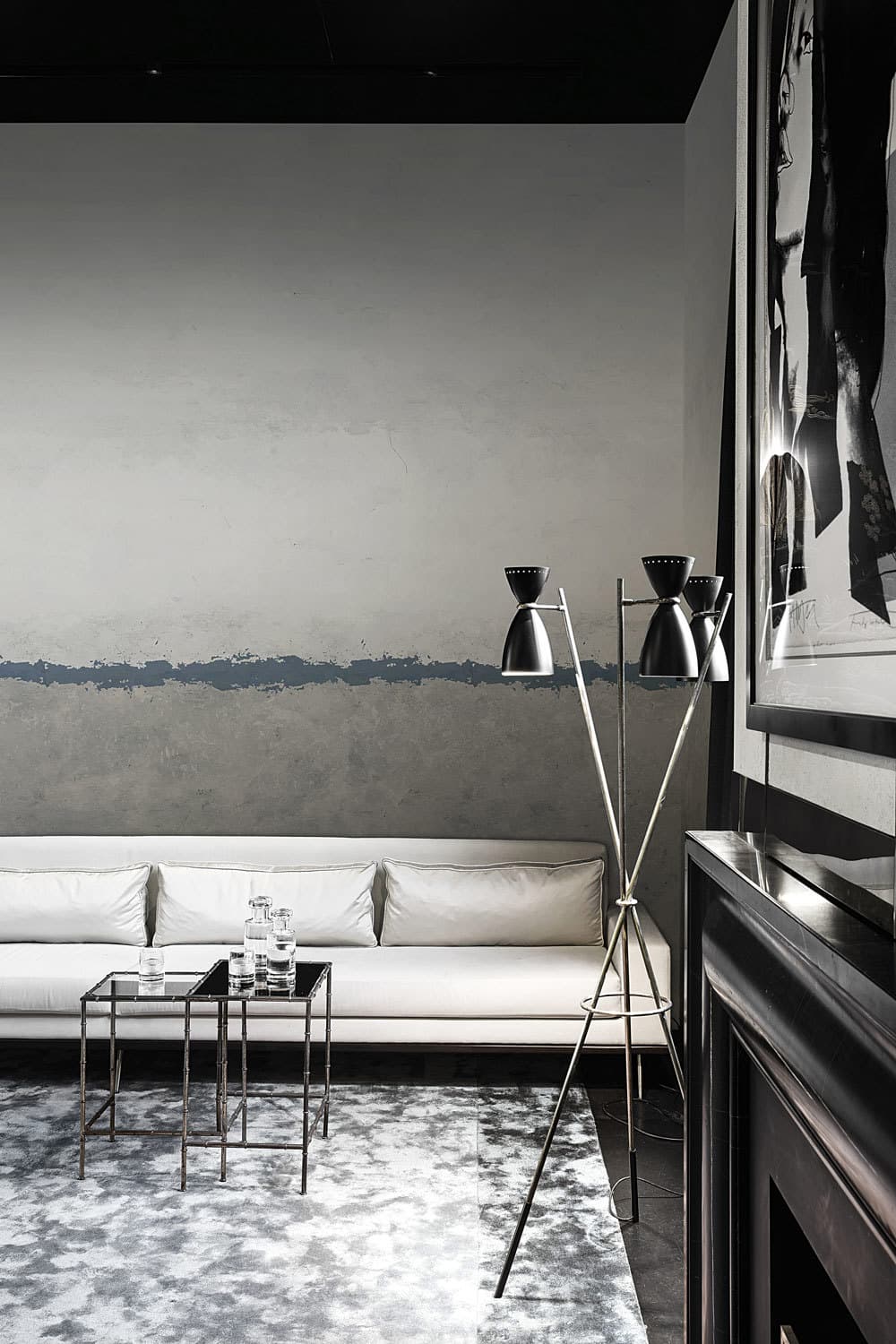 CEMENT HORIZON in a room