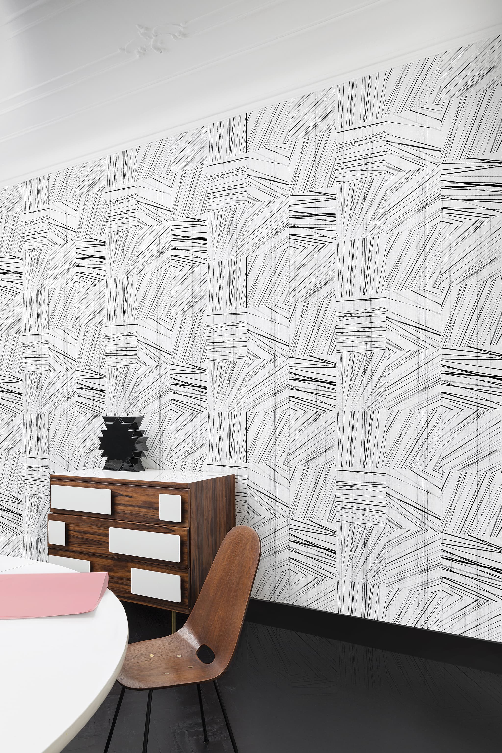 Abstract Stripe Dark