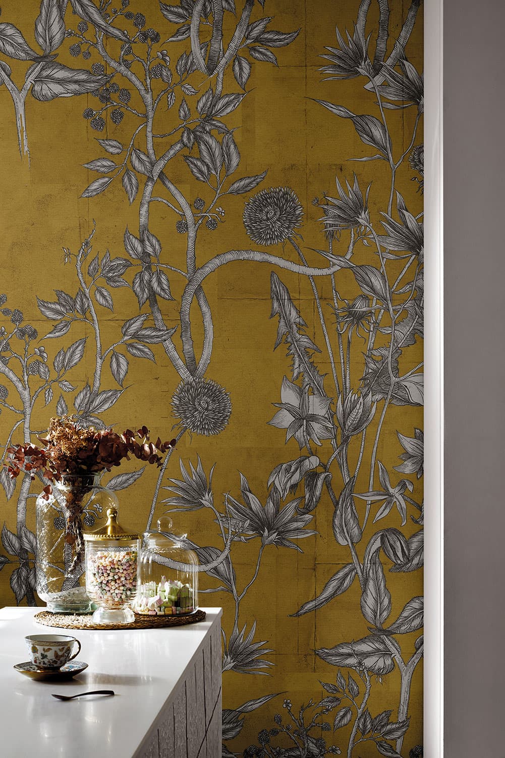 Wild Flower by Elena Borghi, in a room