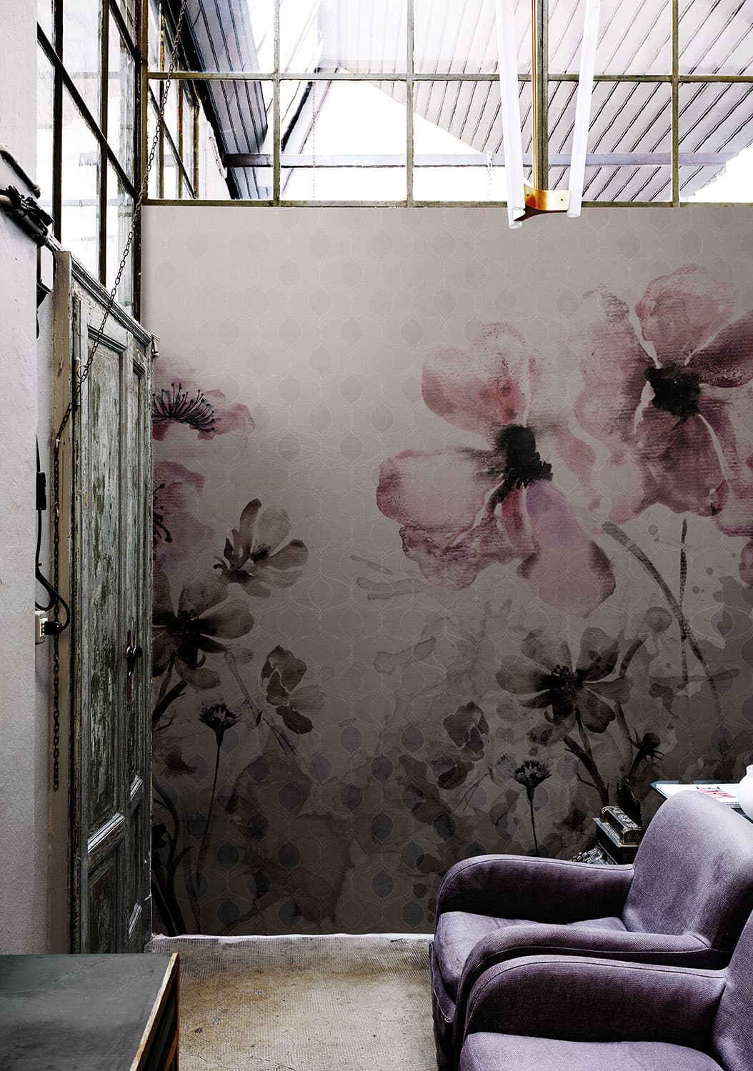 Light And Dark by Aryk Old Paint, in a room