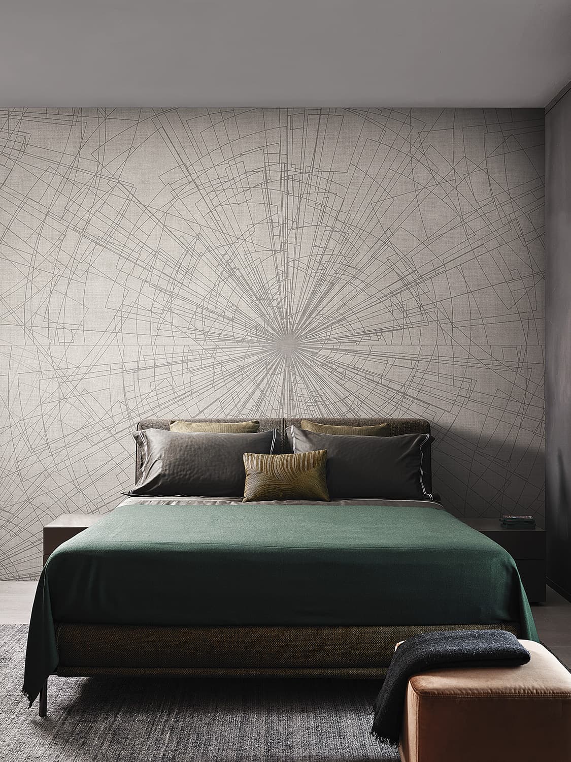 Abstract by LondonArt, in a room