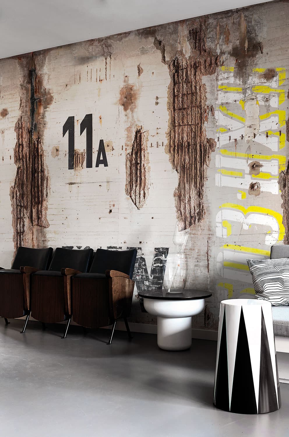 Industrialized by LondonArt, in a room