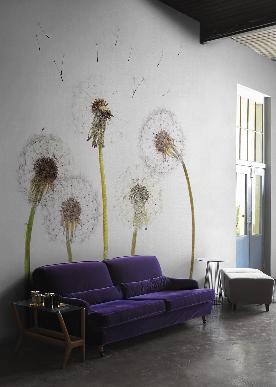 Snapdragons by LondonArt, in a room