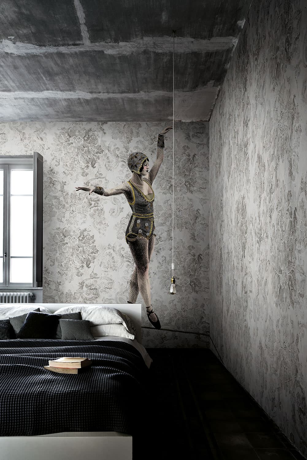 The Circus Leaves Town by LondonArt, in a room