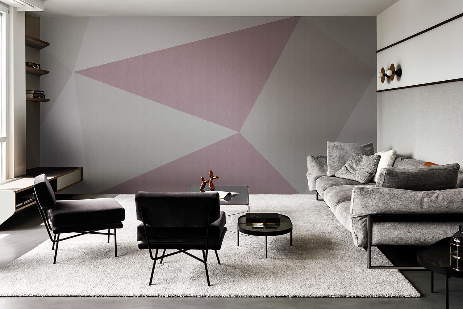 Triangula by LondonArt, in a room