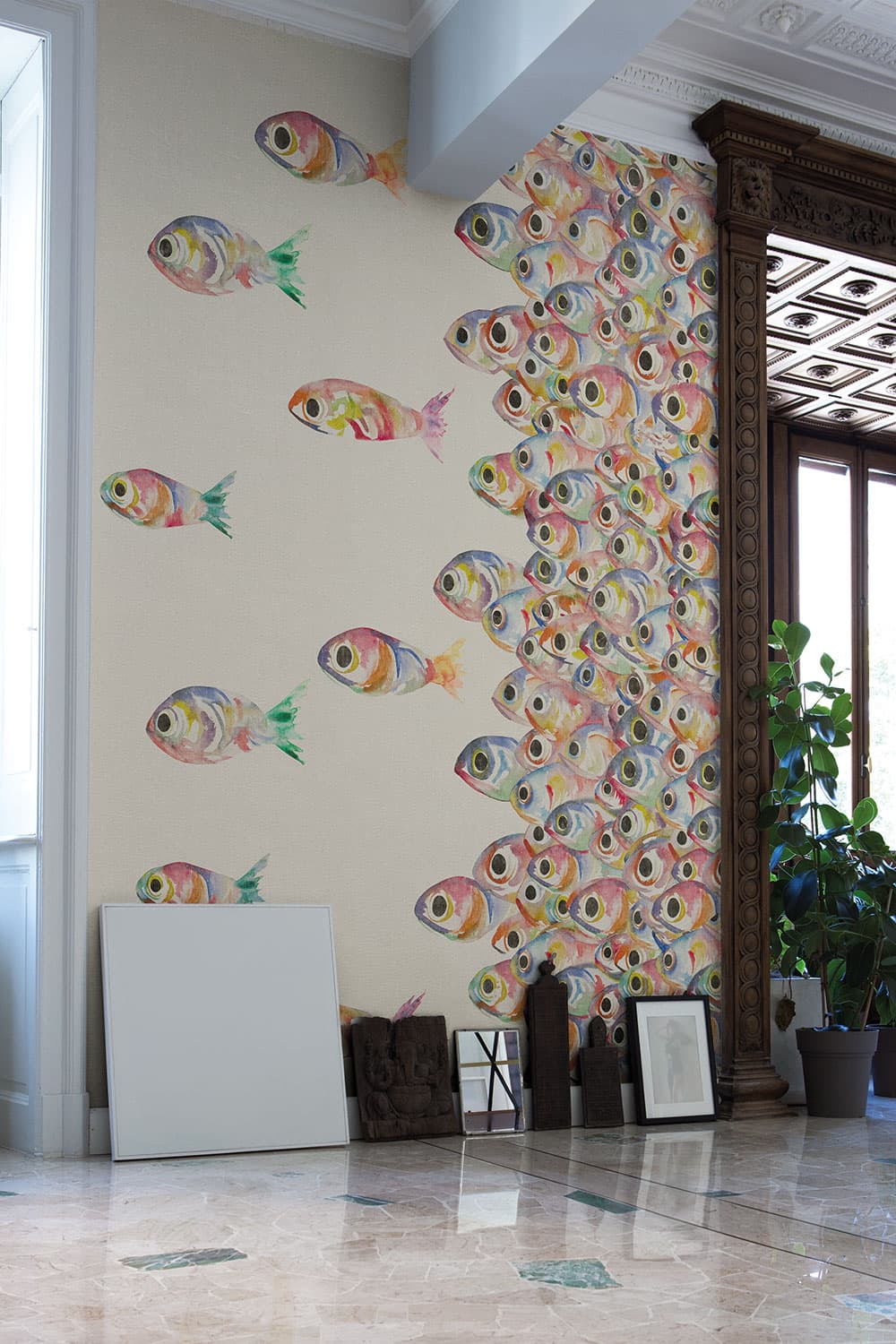 Flutter by LondonArt, in a room