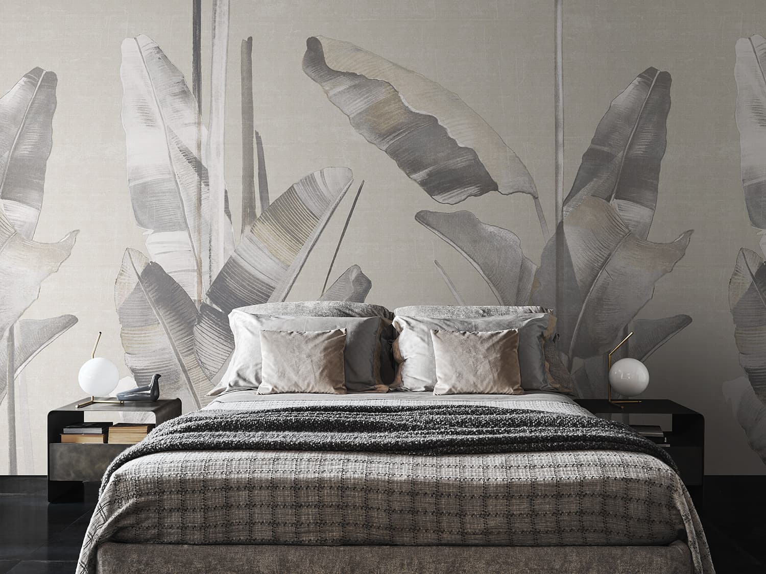 Feuilles by LondonArt, in a room