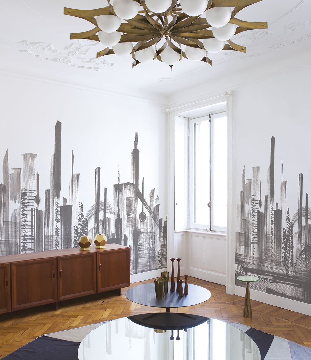 Skyline by LondonArt, in a room