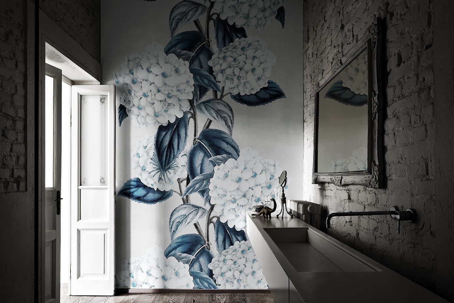 Ortensia by LondonArt, in a room