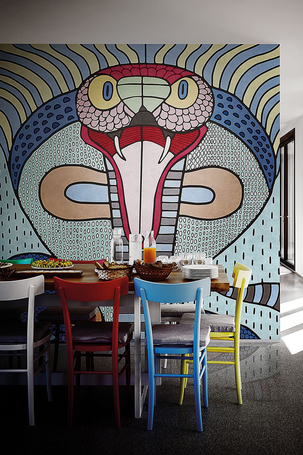 Cobra by LondonArt, in a room
