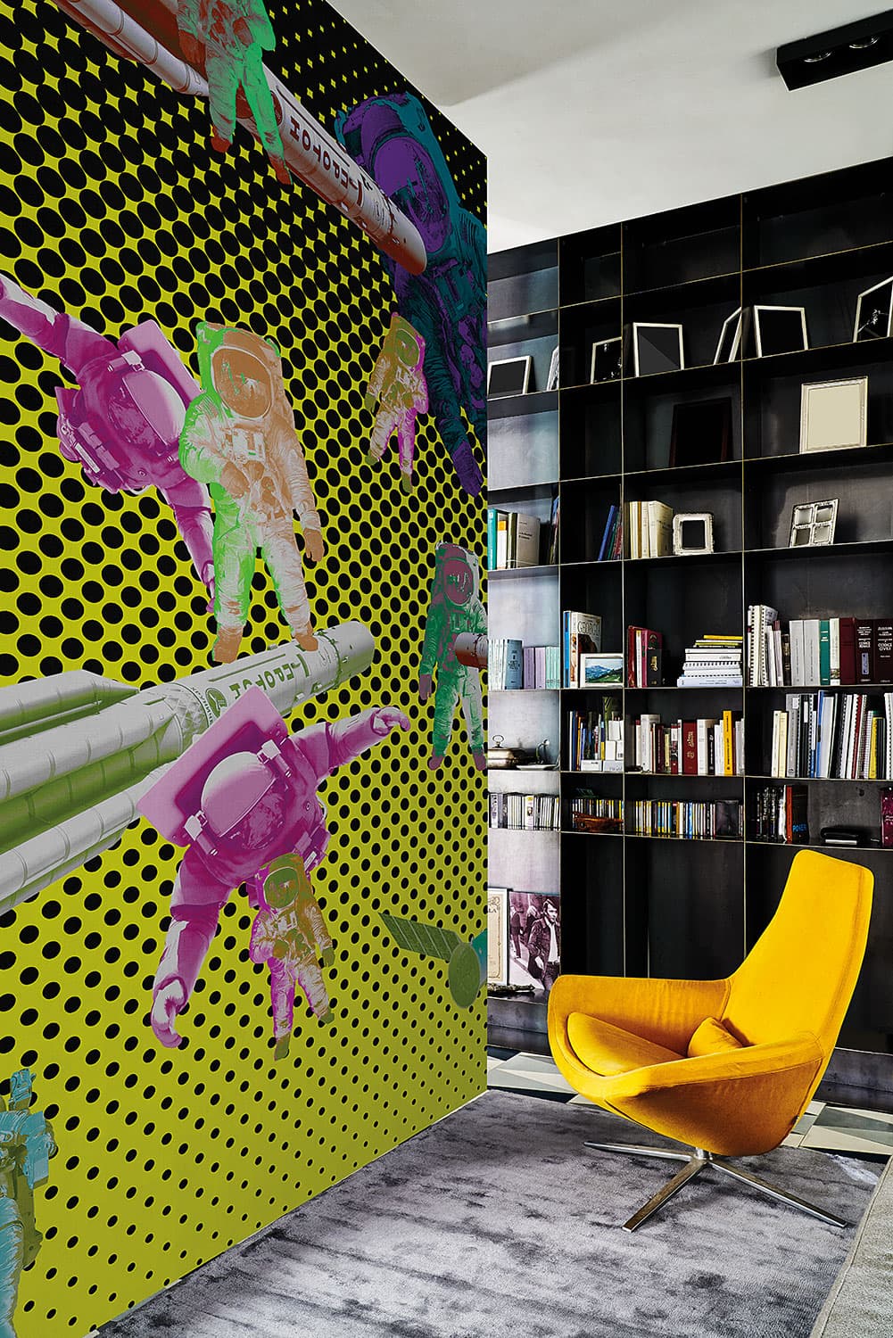 How high The Moon by Ferruccio Laviani, in a room