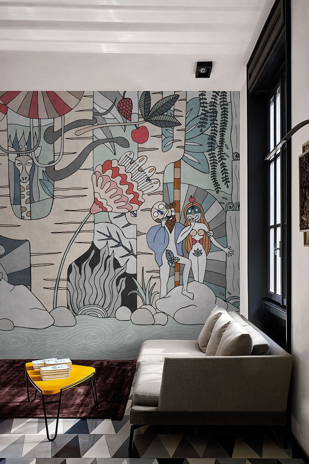 Le Jardin Des Délices by Elena Salmistraro, in a room