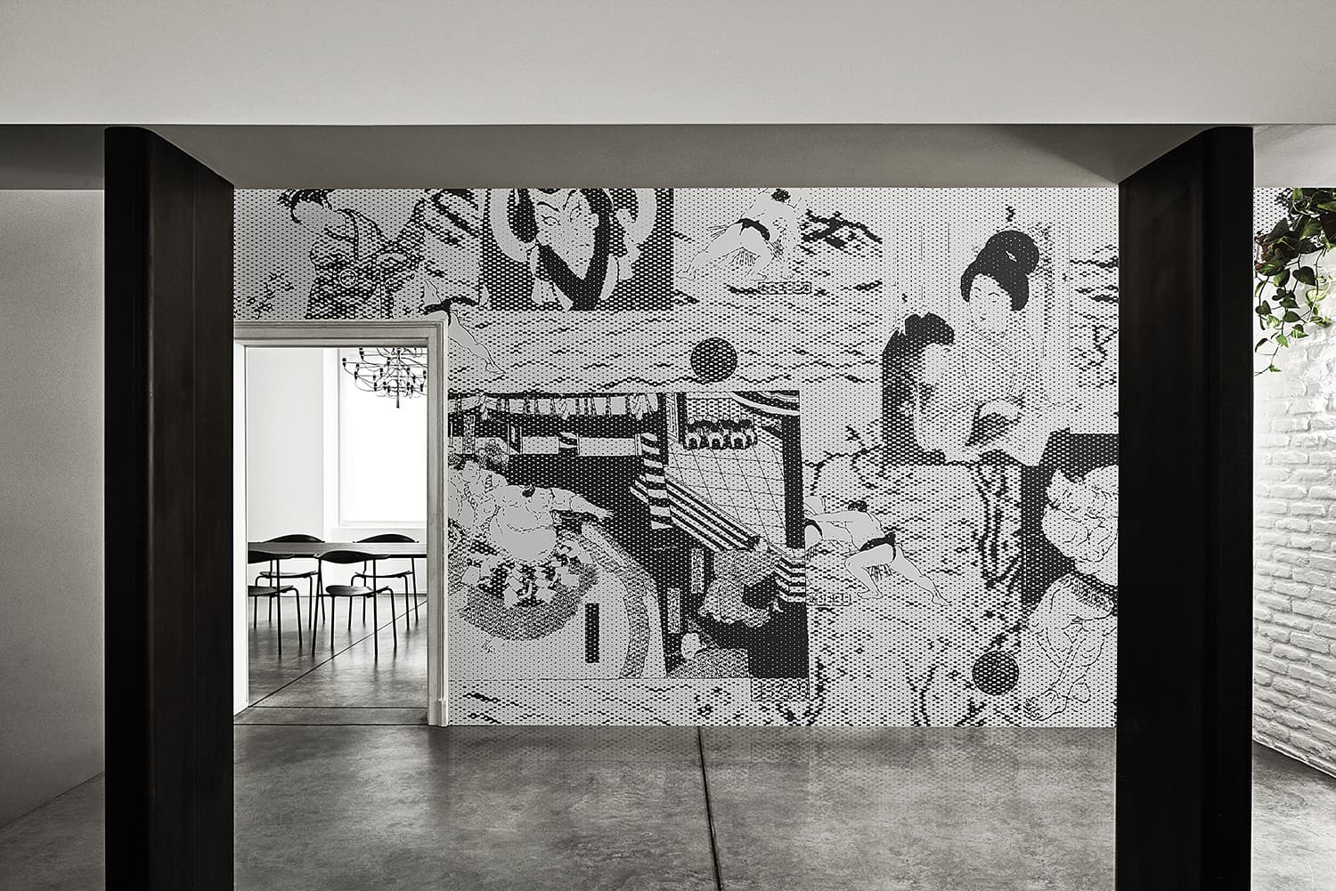 Sumo by LondonArt, in a room