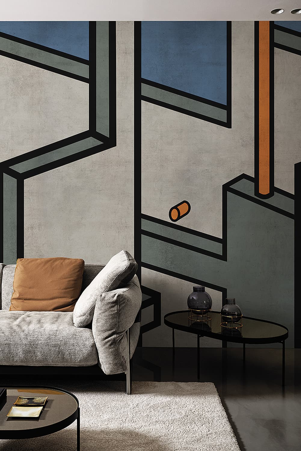 Microcosmo by LondonArt, in a room