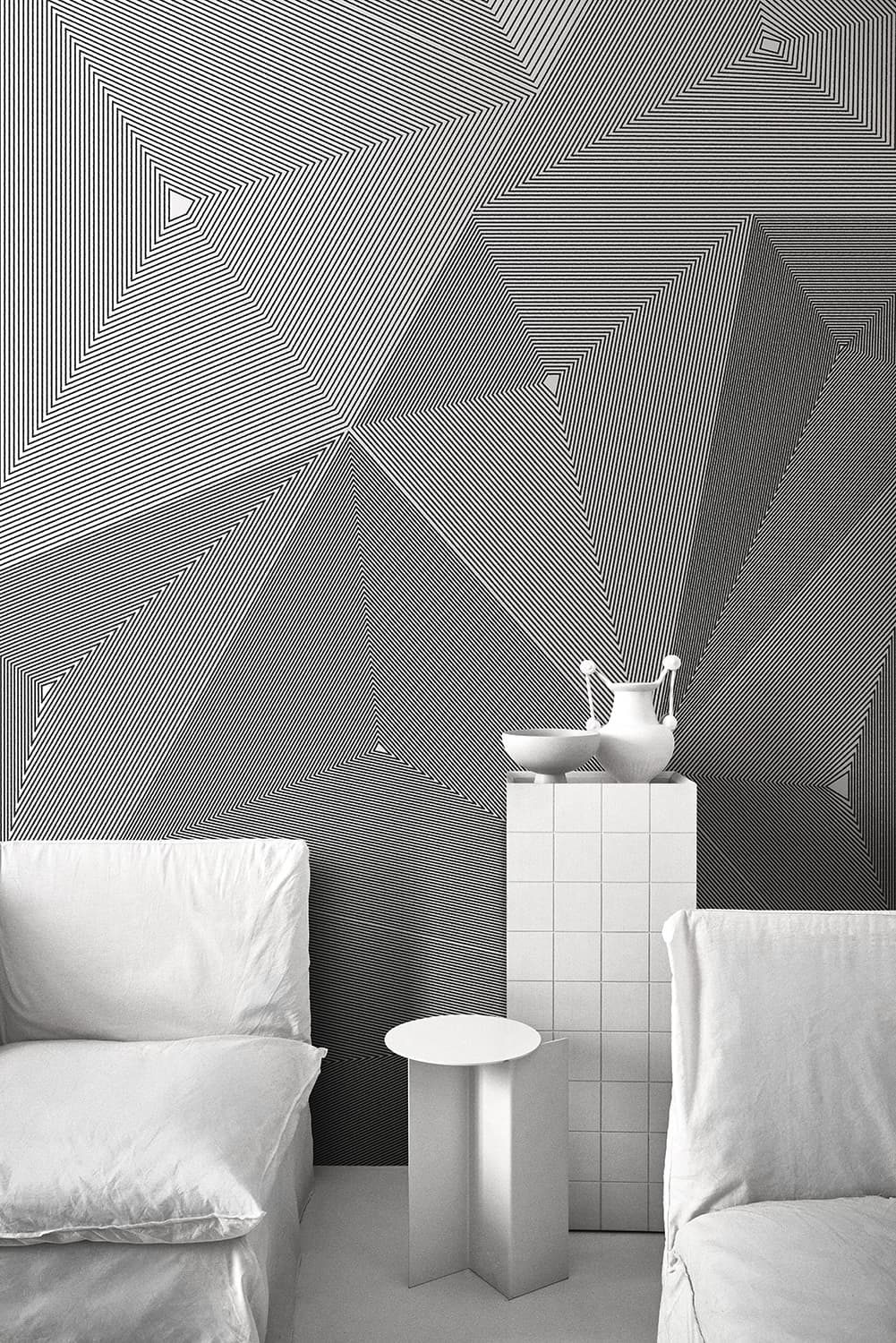 Trilogy by LondonArt, in a room