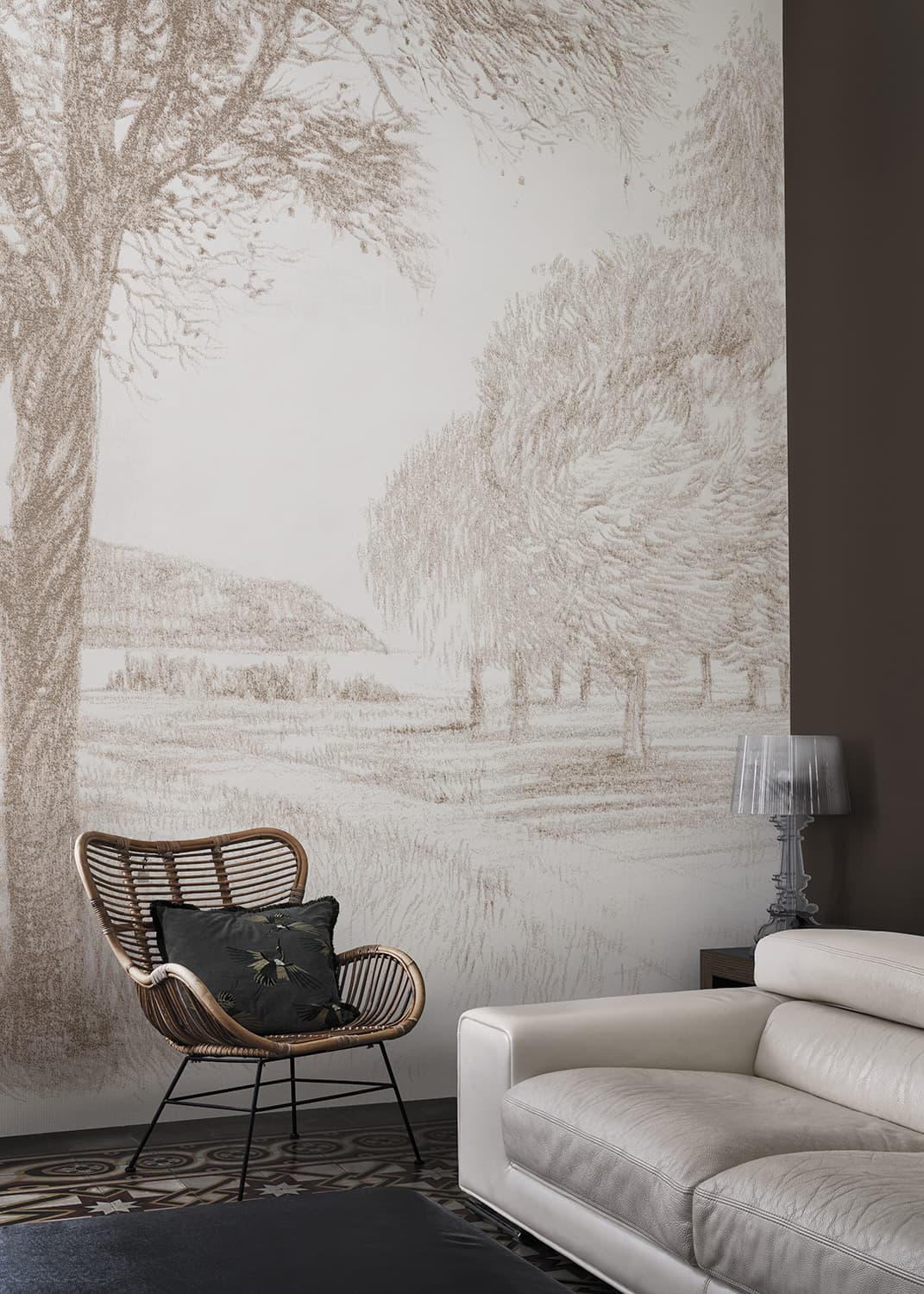 Sanguigna by LondonArt, in a room