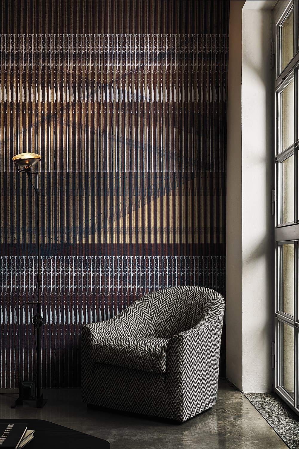Stripes by LondonArt, in a room