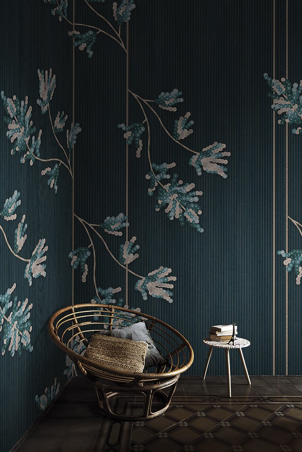 Broderet by LondonArt, in a room