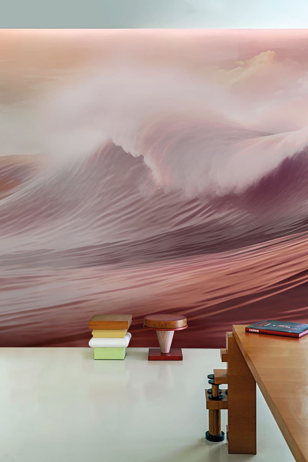 Ocean by Nicola Bottegal, in a room