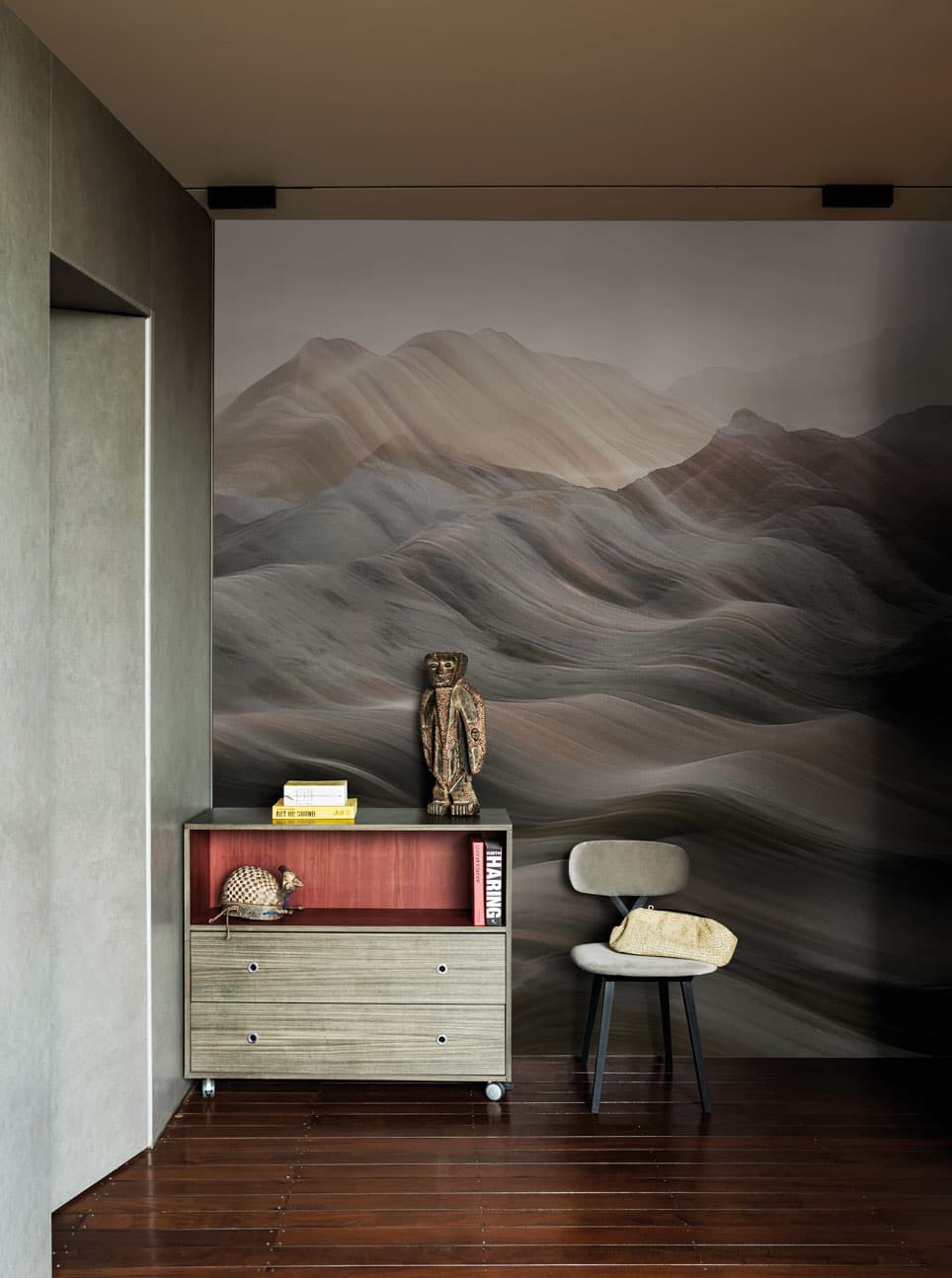 Rainbow mountain by Nicola Bottegal, in a room