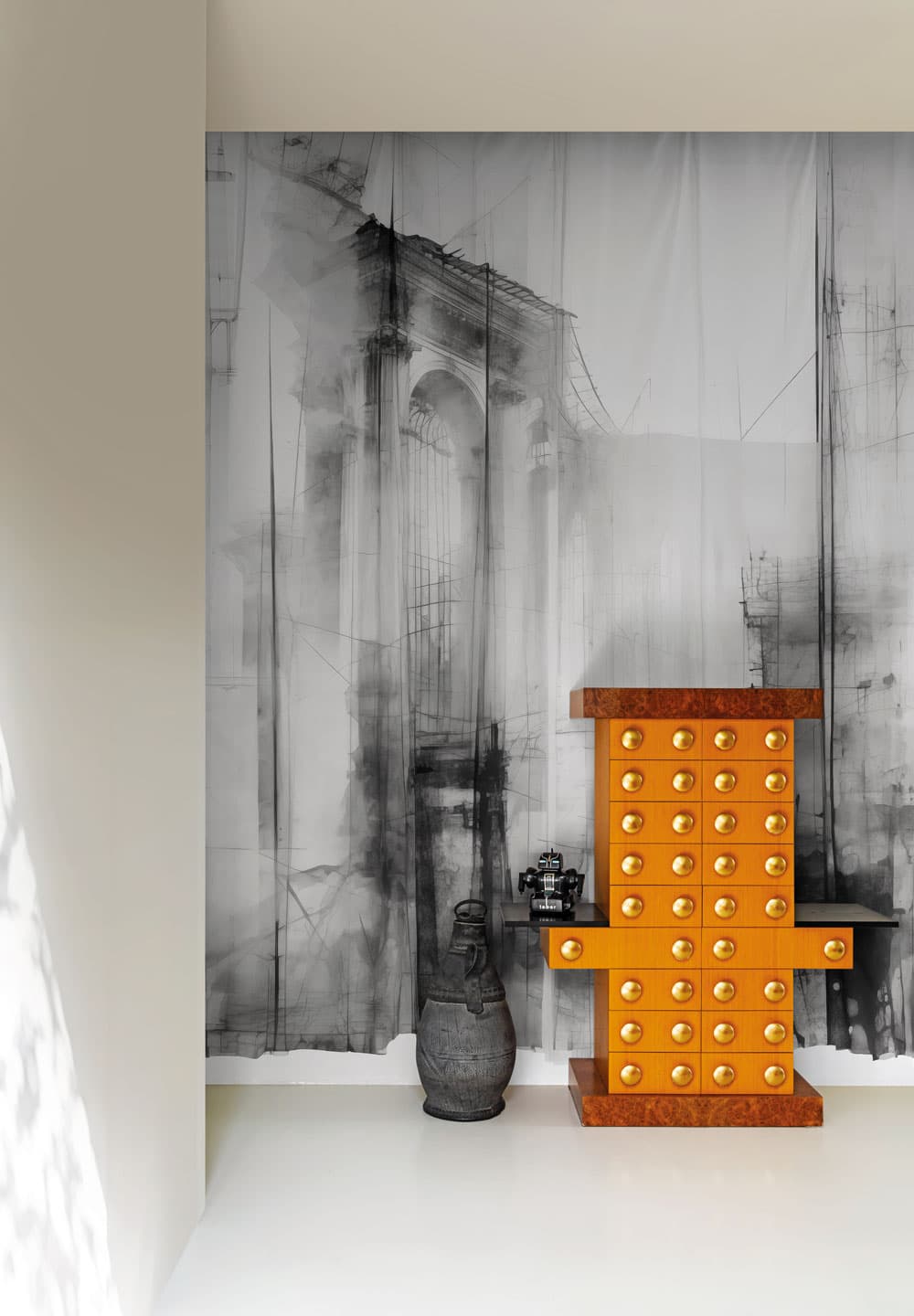 Work In Progress by Nicola Bottegal, in a room