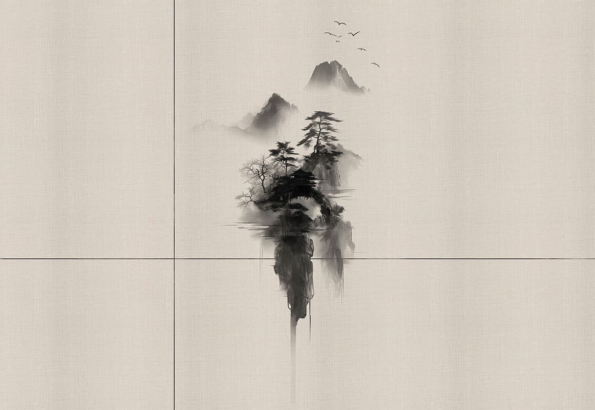 Sumie #1 — Room Scene 1