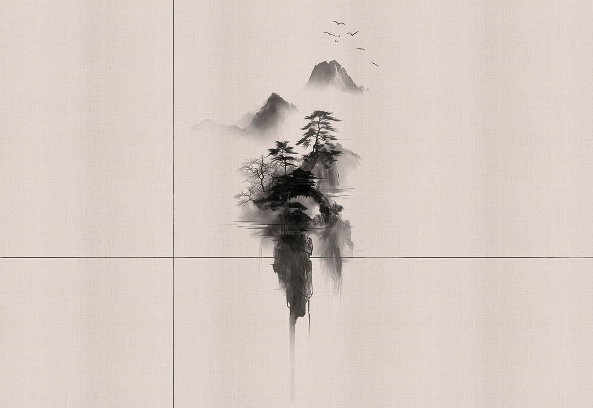 Sumie #1 — Room Scene 2