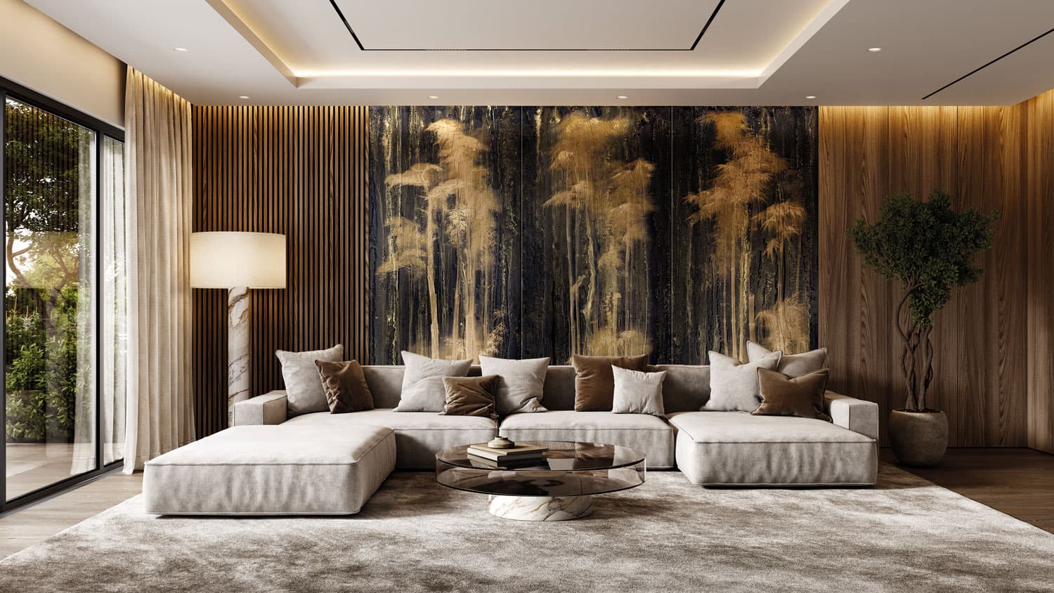 Golden Grove by Londonart Lab