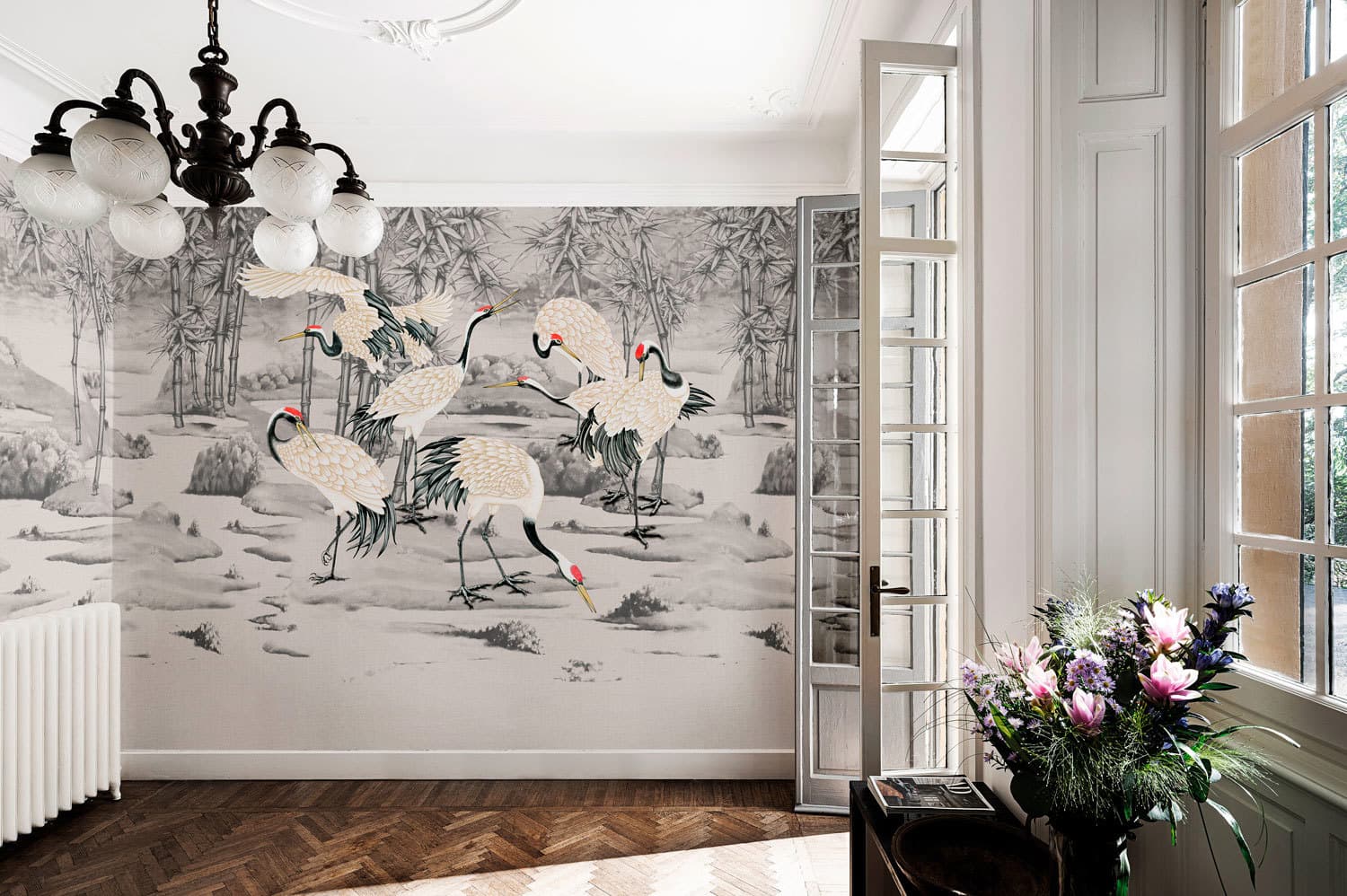 Tabi wallpaper, room scene 5