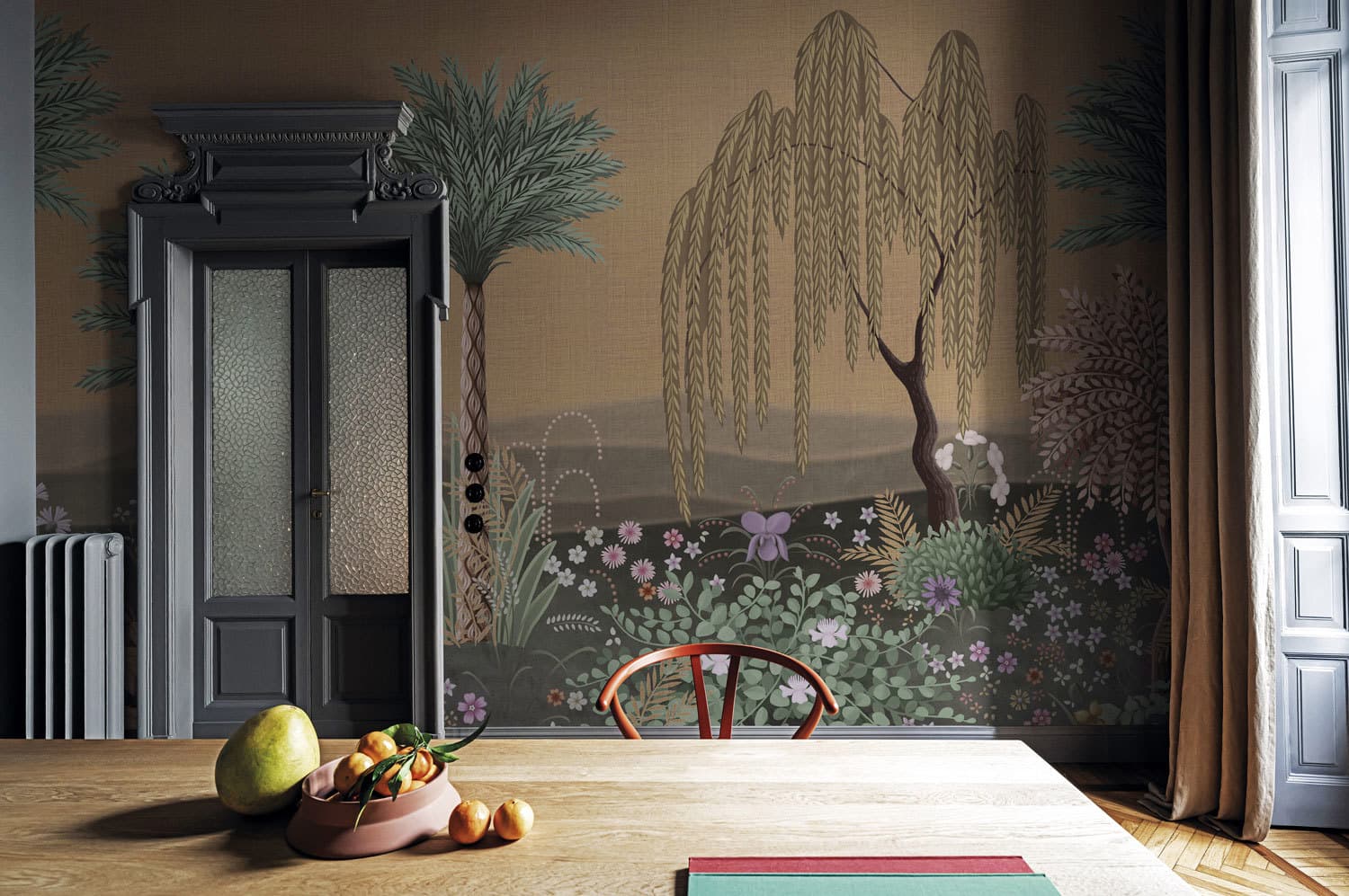 La Course wallpaper, room scene 3