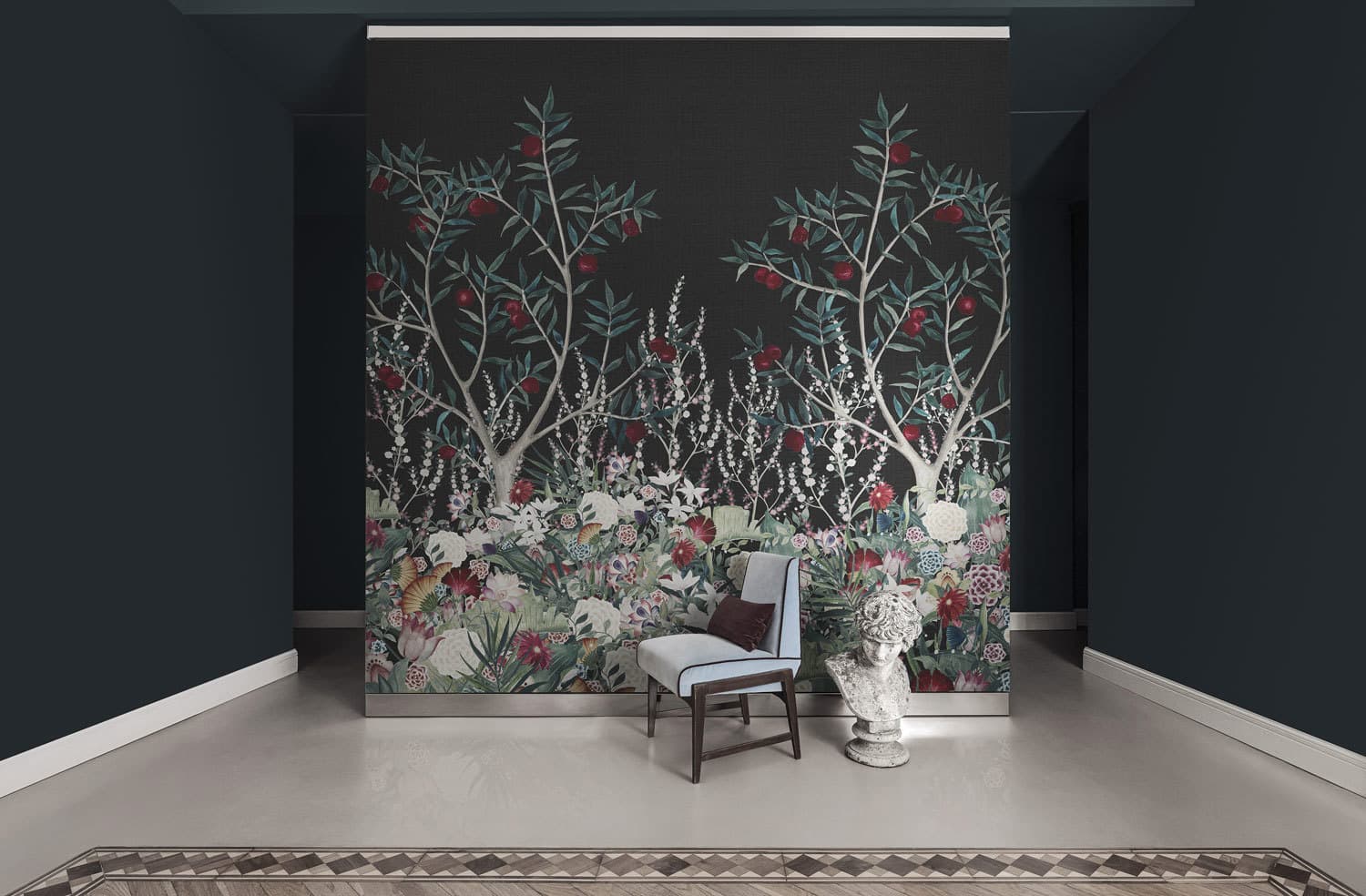 Fleurs Magiques wallpaper, room scene 3