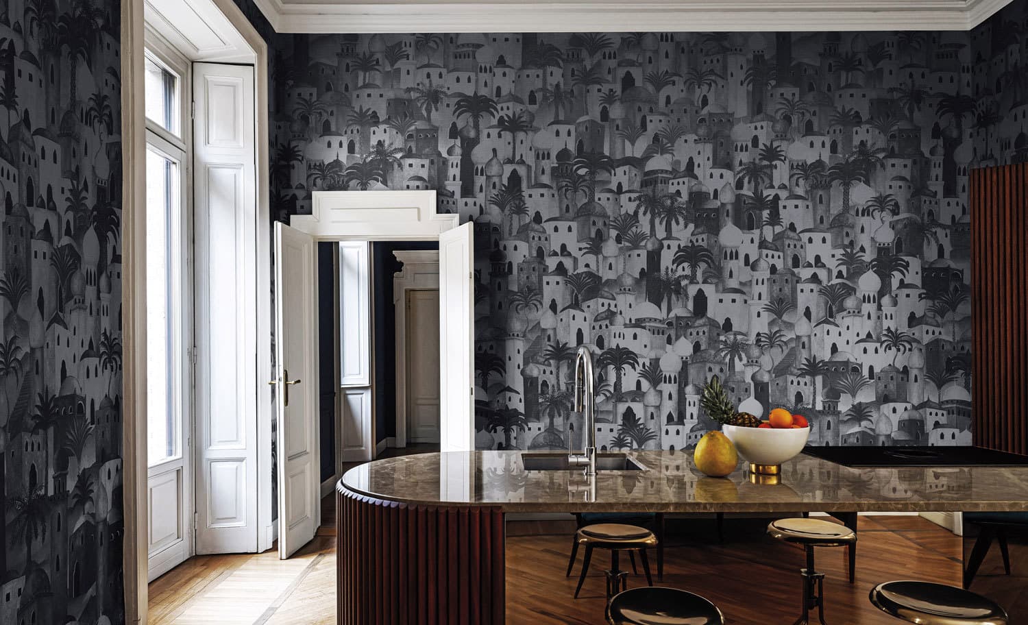 Ensemble wallpaper, room scene 2