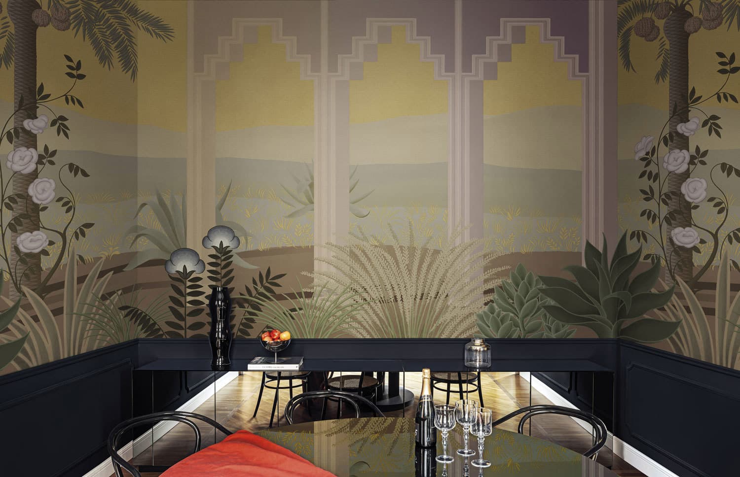 Distance wallpaper, room scene 2