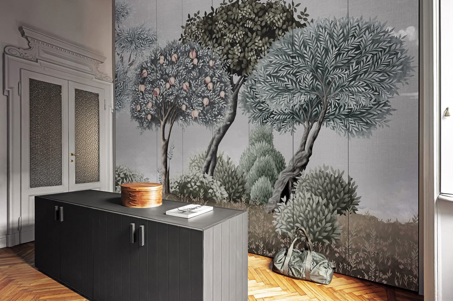 Forêt wallpaper, room scene 4