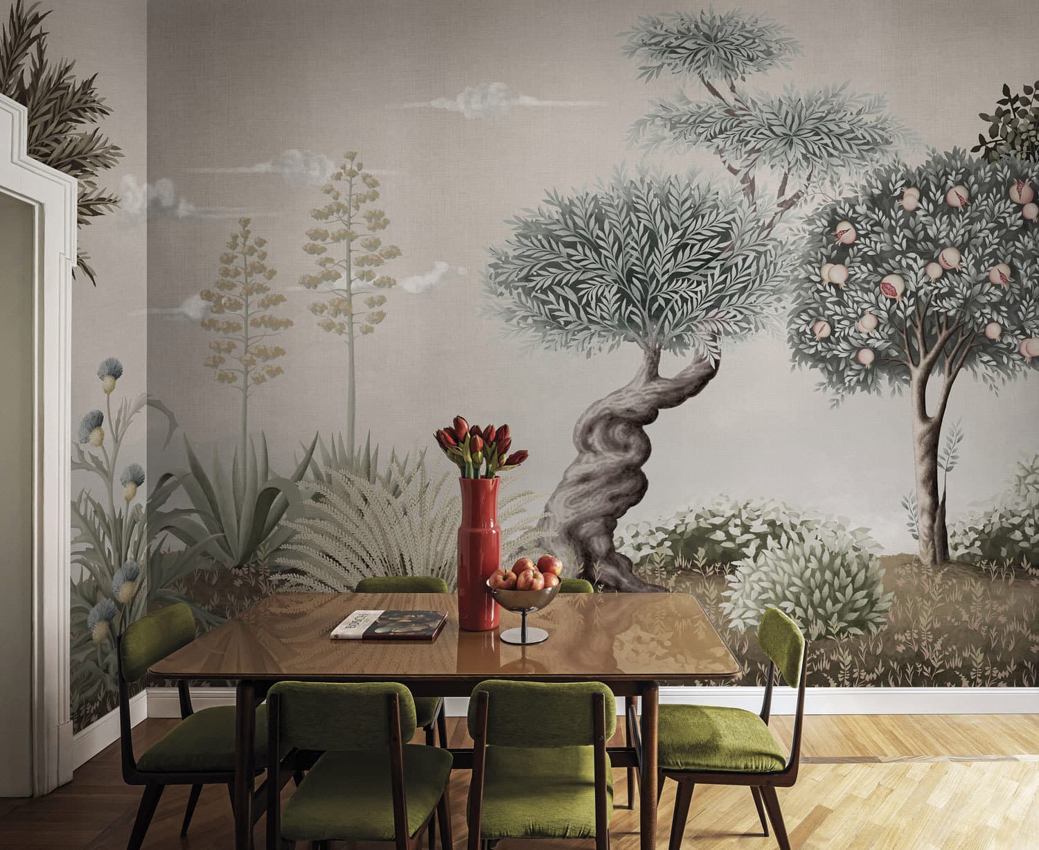 Forêt wallpaper, room scene 5