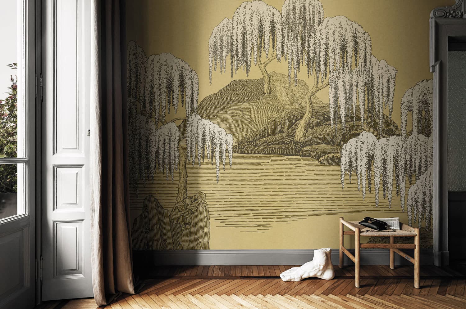 Saules et Montagnes in a room