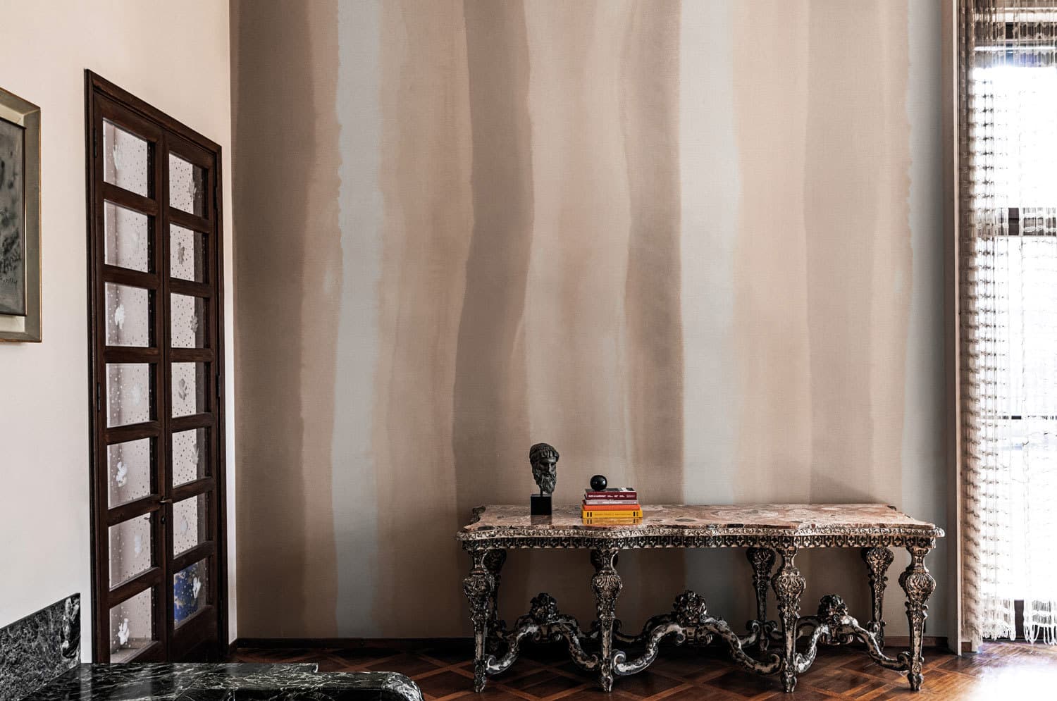 Soft Stripe Clouds in a room