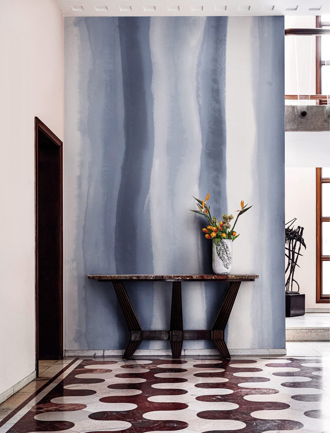 Soft Stripe Clouds in a room