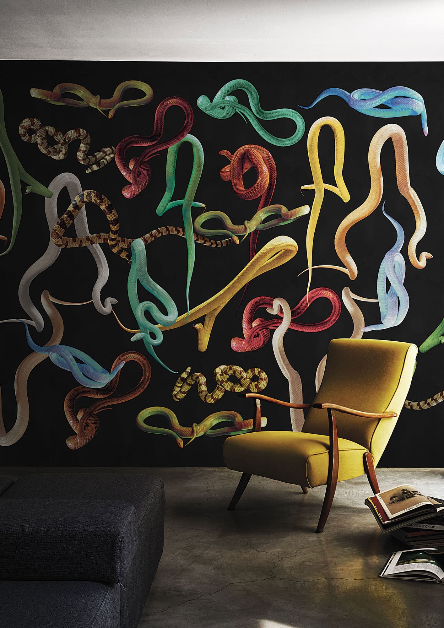 SNAKES STORM wallpaper, room scene 2