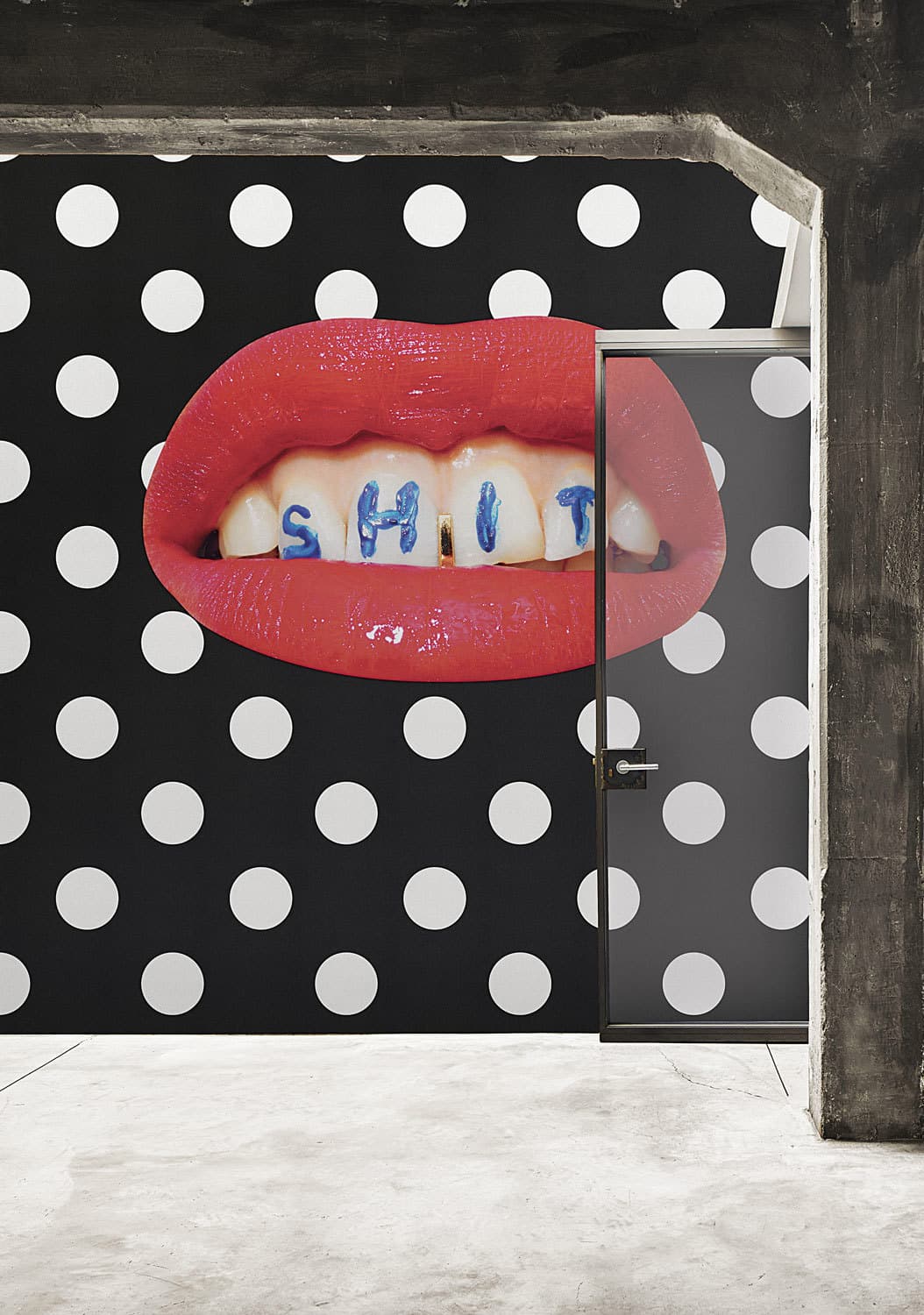 WASH YOUR MOUTH wallpaper, room scene 3