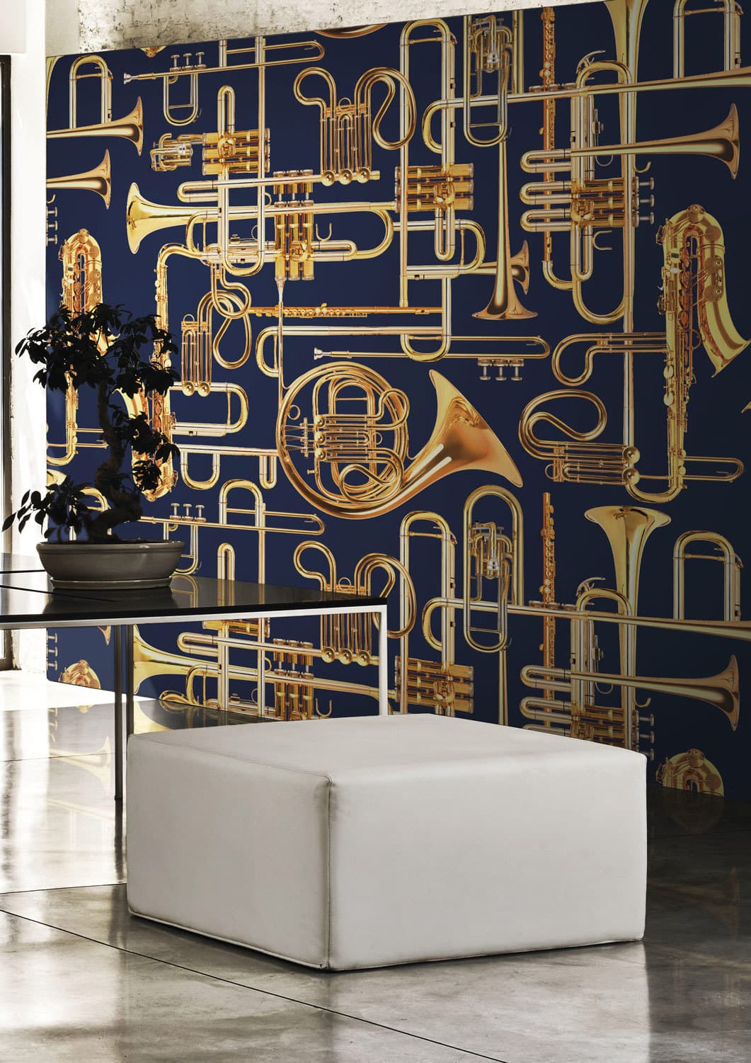 DONALD TRUMPET in a room