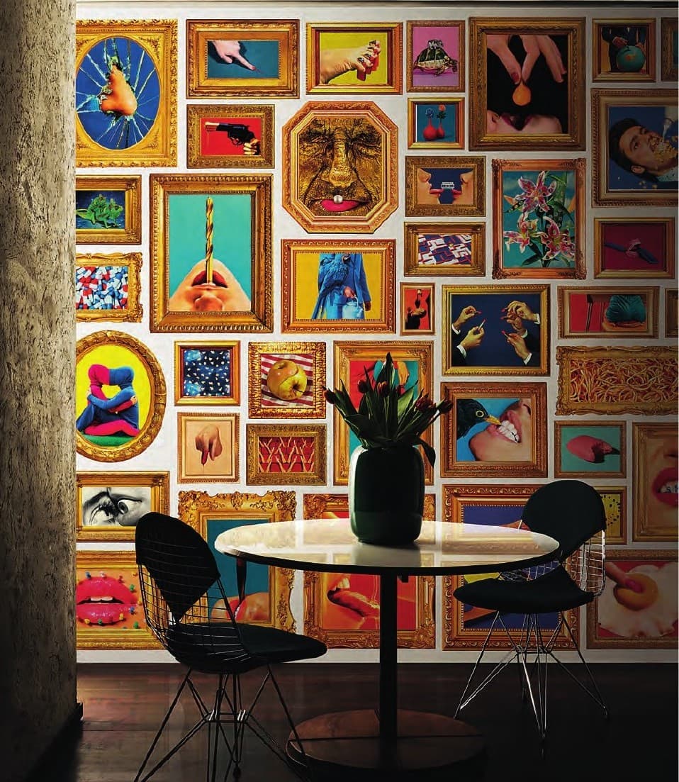 FAMILY PORTRAIT by TOILETPAPER, in a room