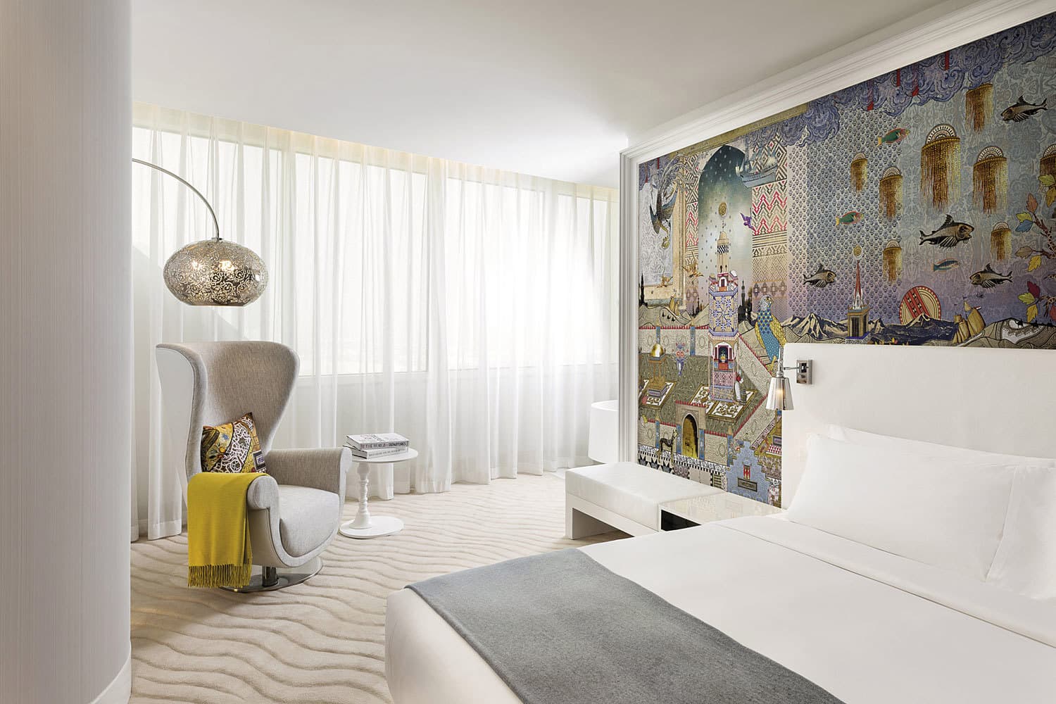 Mondrian Doha by Marcel Wanders, in a room